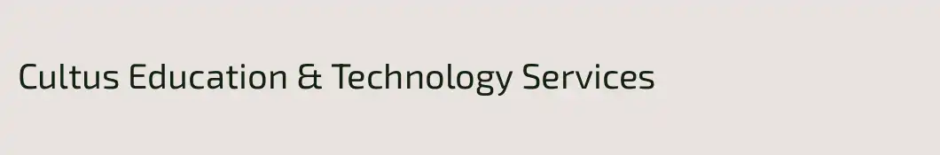 Cultus Education & Technology Services